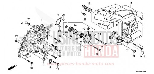 A.C. GENERATOR COVER VFR1200XDE de 2014
